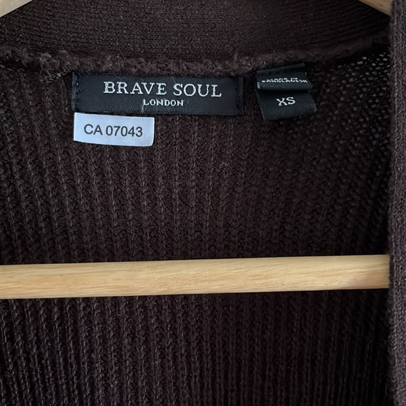 BRAVE SOUL LONDON CARDIGAN  MAXI - Picture 4 of 13